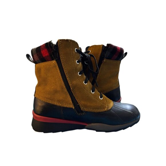 Cougar Totem Women’s Brown Waterproof Duck Boots Oak Leather Rubber Size 7M - Picture 5 of 8